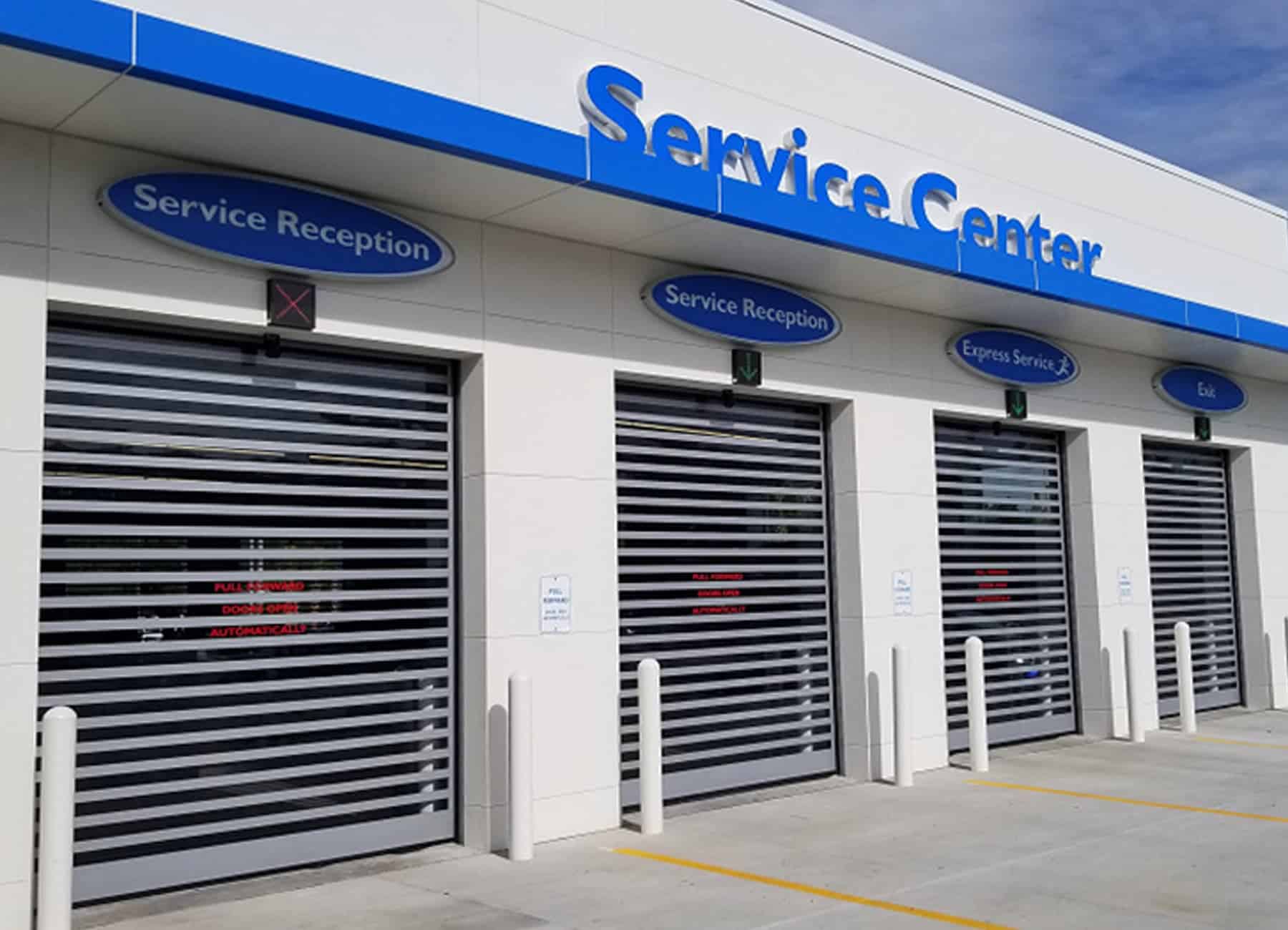 service center exterior