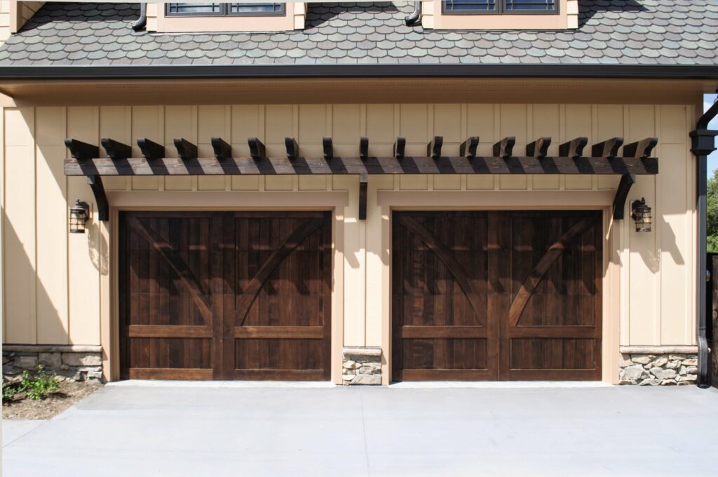 two garage doors signature carriage custom