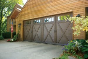 overhead garage door company residential courtyard